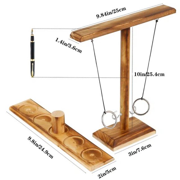 Ring Toss Game, Ring Toss With Shot Ladder - Picture 2 of 3
